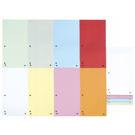 Przekładki do segregatora 1/3 A4 DONAU róż 100 szt