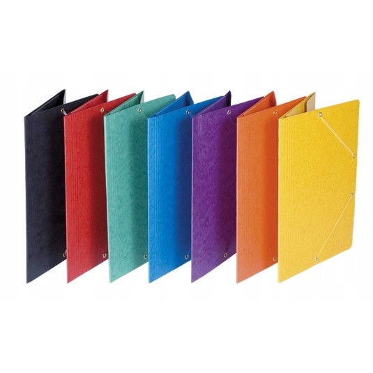 Teczka preszpanowa z gumką DONAU A4 czarna