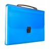 Teczka A4 13 przegródek TETIS z rączką niebieska