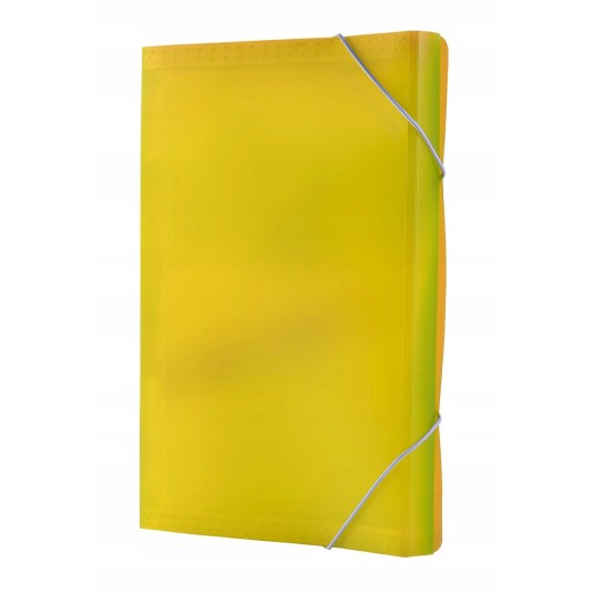 Teczka harmonijka TETIS A4 13 przegródek żółta