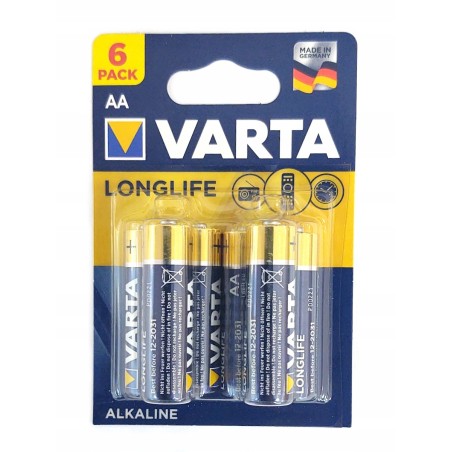 Baterie paluszki AA VARTA longlife 1,5V LR06