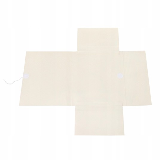 Teczka wiązana A4 biała 50 mm tektura 300g