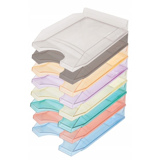 Półka na dokumenty szuflada zielona A4 transparent