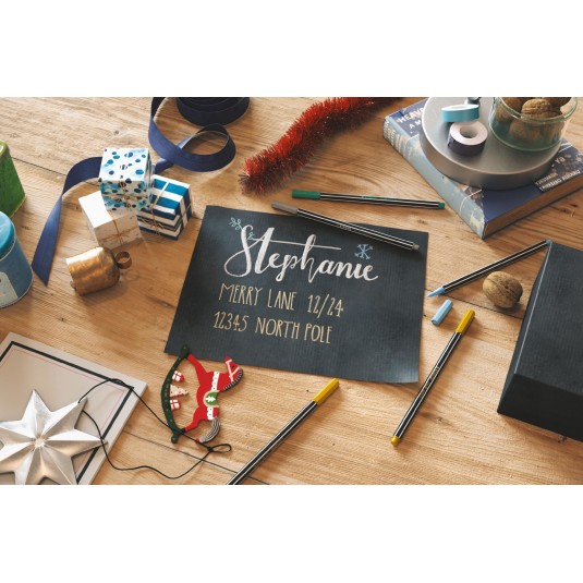 Cienkopisy STABILO Pen 68 metallic 6 kolorów mazak