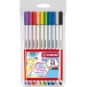 Cienkopisy STABILO Pen 68 brush etui 10 kolorów
