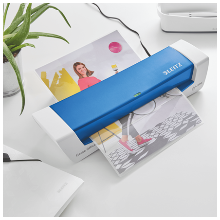 Laminator A4 Leitz home office niebieski metaliczny