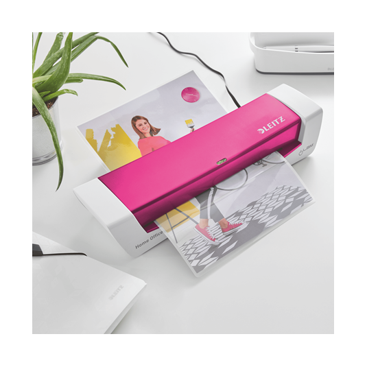 Laminator Leitz WOW iLam Home Office A4 różowy metaliczny