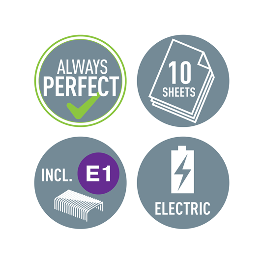 Zszywacz LEITZ Wow elektryczny różowy metaliczny 5566