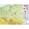 PODKŁAD DWUSTRONNY Z MAPĄ POLSKI