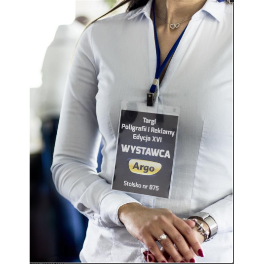 Kieszonki Argo do identyfikatora targowe op. 50 szt.