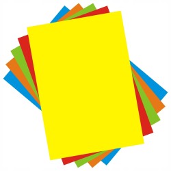 Papier kolorowy A4 xero 80g 5 kolorów 100 arkuszy