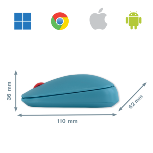 Myszka  bezprzewodowa Leitz Cosy niebieska