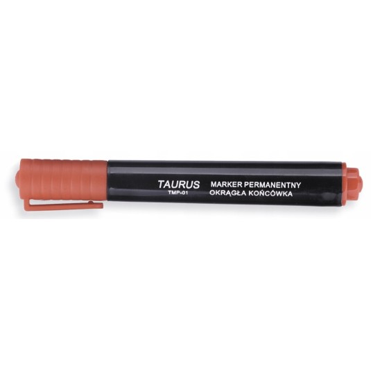 Marker permanentny okrągły 2,5 mm czerwony 1 szt.
