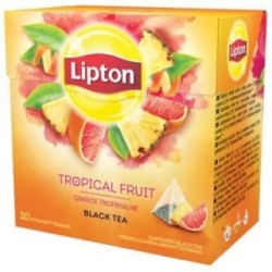 Herbata smakowa Lipton owoce tropikalne 20 tor.