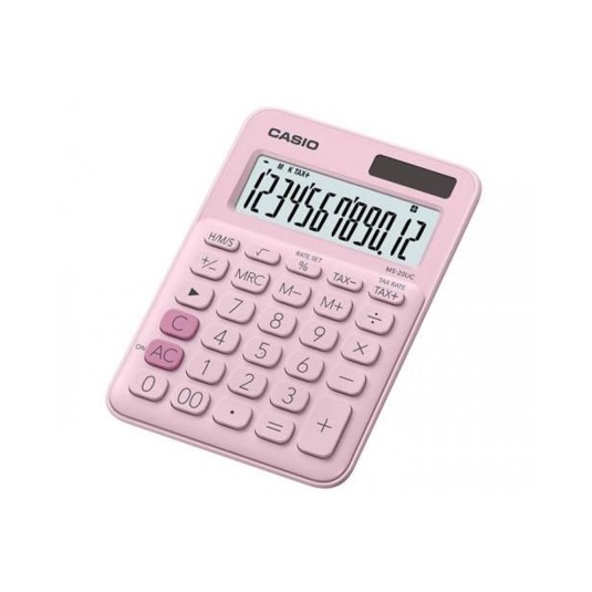 Kalkulator Casio MS-20UC-PK-S różowy 