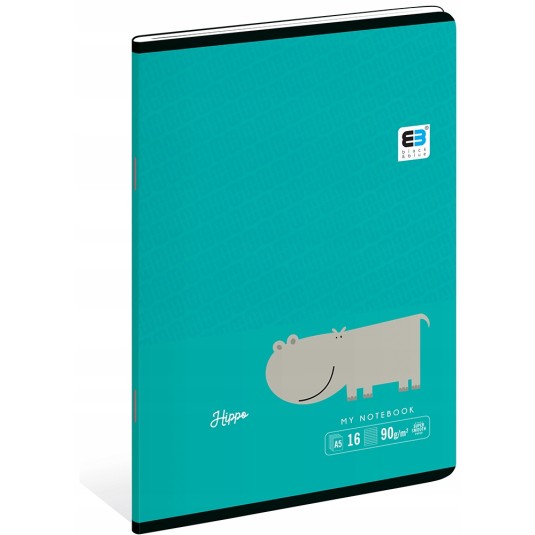 Zeszyt Interdruk A5/16 kratka 90g/m2 B&B 1 szt - mix