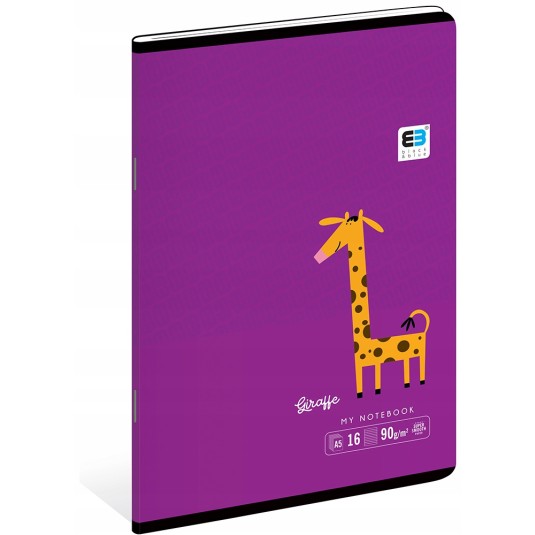 Zeszyt Interdruk A5/16 kratka 90g/m2 B&B 1 szt - mix