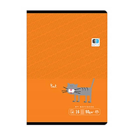 Zeszyt Interdruk A5/16 kratka 90g/m2 B&B 1 szt - mix