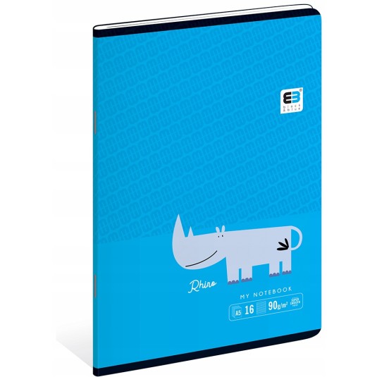 Zeszyt Interdruk A5/16 kratka 90g/m2 B&B 1 szt - mix