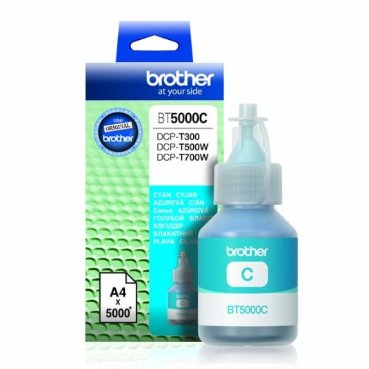 Brother oryginalny ink BT5000C, cyan, 5000s, Brother DCP T300, DCP T500W, DCP T700W BT5000