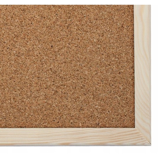 Tablica korkowa 40x30 cm w ramie drewnianej GRATIS