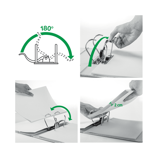 Segregator A4/80 LEITZ ACTIVE STYLE tytanowy błękit