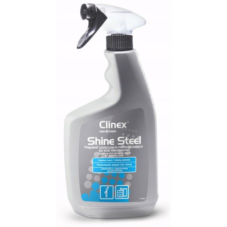 Płyn Clinex Shine Steel 650ml do stali nierdzewnej