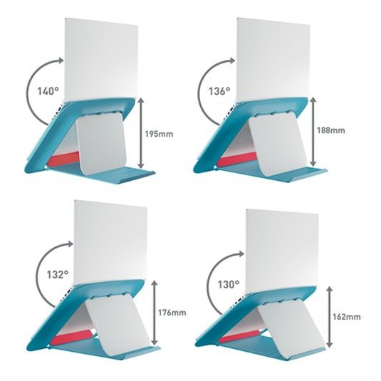 Podstawka pod laptopa Leitz Ergo Cosy, niebieska