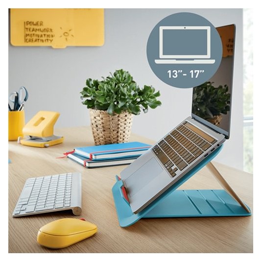 Podstawka pod laptopa Leitz Ergo Cosy, niebieska