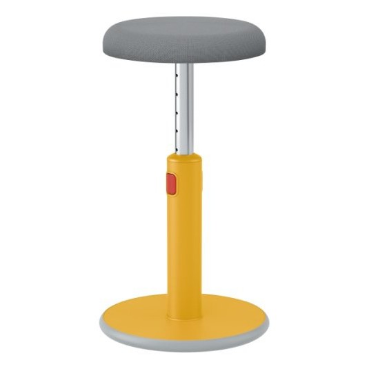Ergonomiczny stołek Leitz Ergo Cosy, żółty
