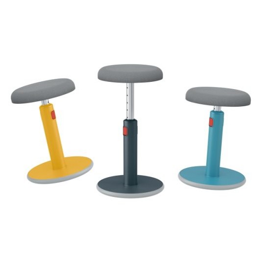 Ergonomiczny stołek Leitz Ergo Cosy, szary