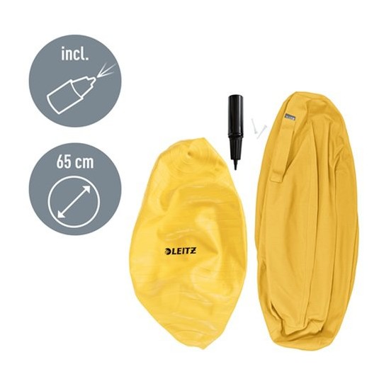 Piłka do siedzenia Leitz Ergo Cosy, żółta