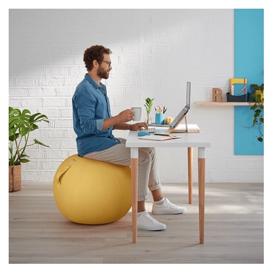 Piłka do siedzenia Leitz Ergo Cosy, żółta