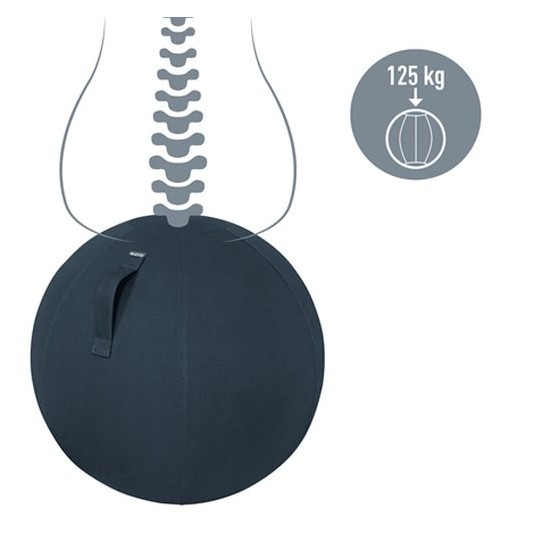 Piłka do siedzenia Leitz Ergo Cosy, szara