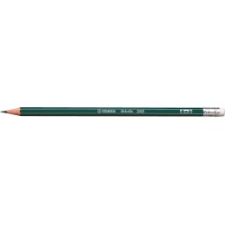 Ołówek STABILO Othello 2988 B solidny z gumką