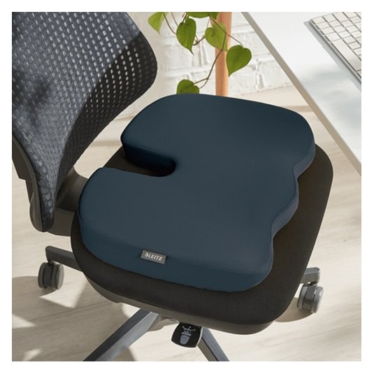 Ortopedyczna poduszka na krzesło Leitz Ergo Cosy, szara