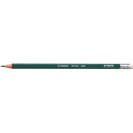 Ołówek STABILO Othello 2988 2B solidny z gumką