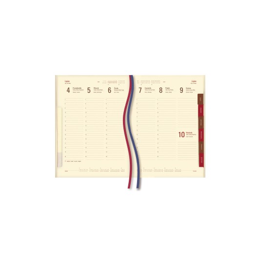 Kalendarz książkowy dzienny Konsul T-243, szary