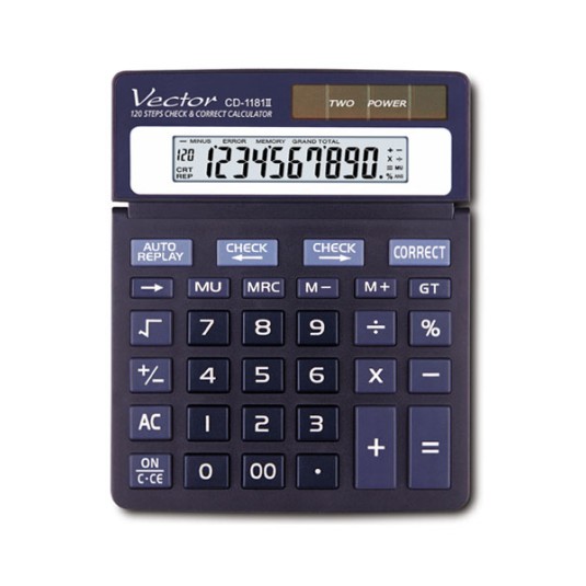 Kalkulator Vector CD-1181 II