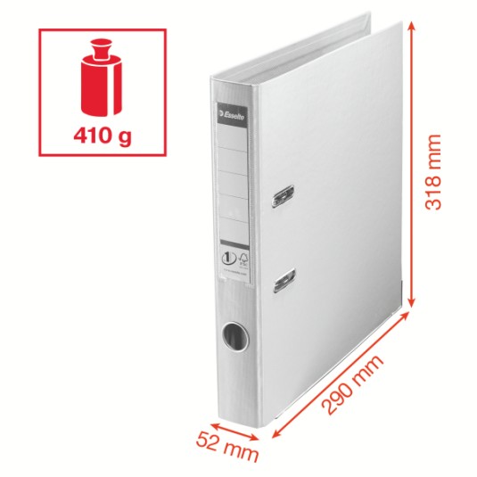 Segregator Esselte A4/50 czerwony zero emisji CO2