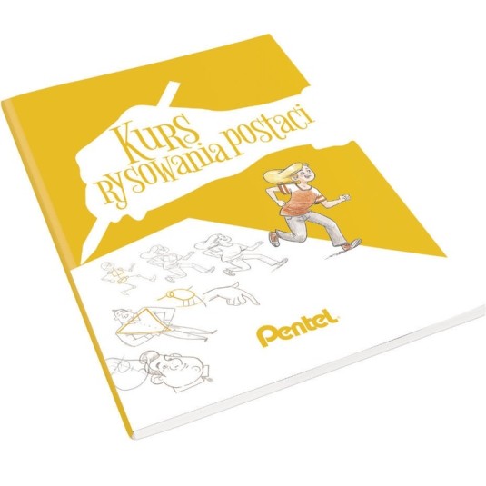 Kredki ołówkowe Pentel zestaw z kursem rysowania postaci