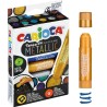 Farby tempery w sztyfcie 6 kol. metaliczne Carioca