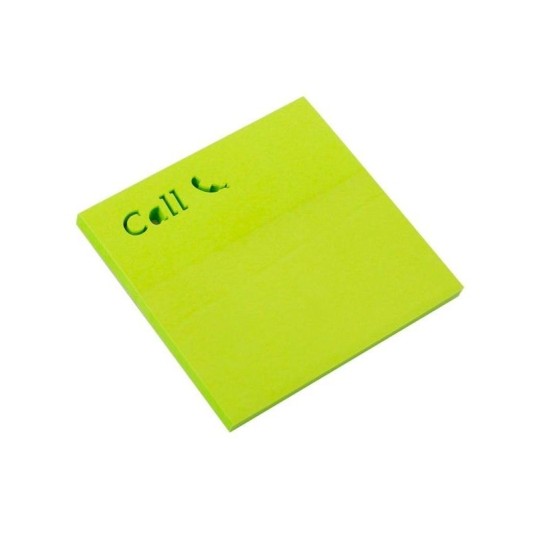 NOTES SAMOPRZYLEPNY TEXT 75x75mm 50K CALL