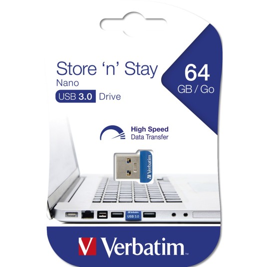 Pendrive Verbatim NANO USB 3.0 64GB 98711