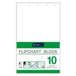 Blok flipchart 10 kartek gładki Interdruk