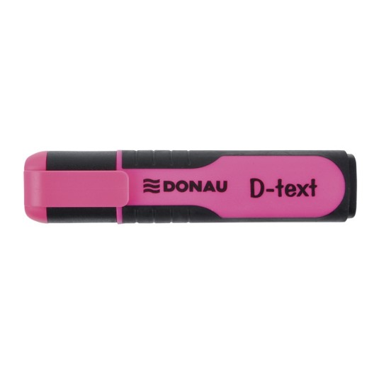 Zakreślacz fluorescencyjny Donau D-Text różowy