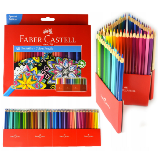 KREDKI 60-KOL.FABER CASTELL ZAMEK 