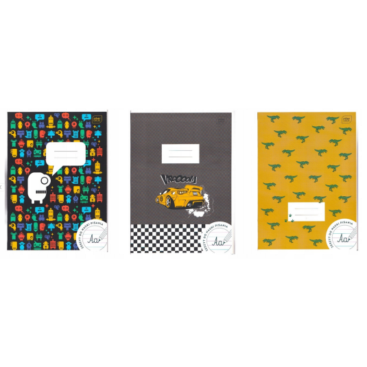 Zeszyt A4 w linię INTERDRUK 32 kartkI UV BOYS