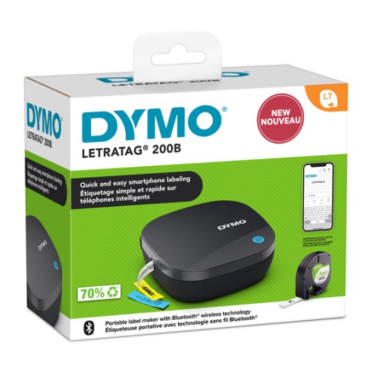 Drukarka etykiet Dymo, LetraTag Bluetooth LT200B- zabawka edukacyjna