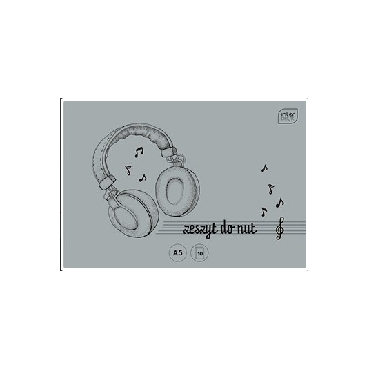 Zeszyt do nut A5 16 kartek do muzyki